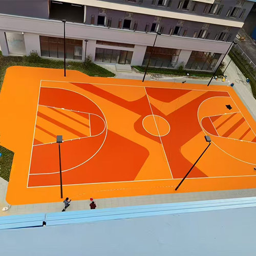 广东佛山市顺德丙烯酸篮球场